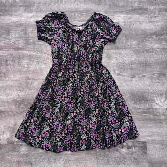 Epic Threads Other - Epic Threads Short Sleeve Wildflower Print Peasant Smocked Dress Girls Sz. 6X